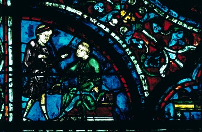 Farget glass, Chartres katedral, Chartres, Frankrike av Unbekannt