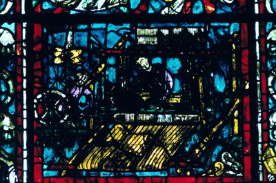 Farget glass, Chartres katedral, Chartres, Frankrike av Unbekannt