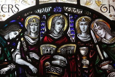 Glassmaleri designet av J. Gordon Guthrie. Seraph, New York, USA av Unbekannt