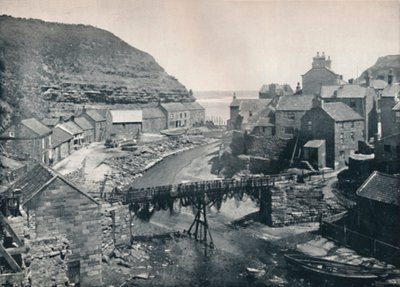 Staithes - Ser mot havet, 1895 av Unbekannt