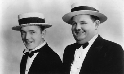 Stan Laurel 1890-1965 og Oliver Hardy 1892-1957, 1900-tallet av Unbekannt