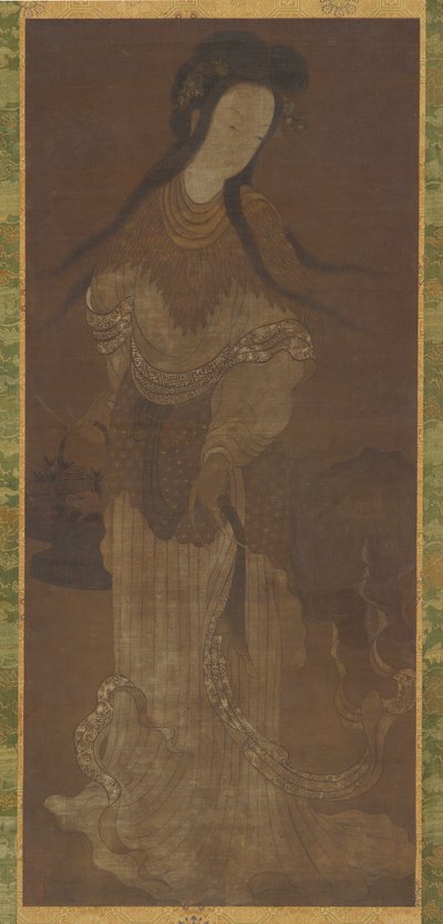 Stående figur av en kvinnelig udødelig, Ming-dynastiet, 1500-1600-tallet. av Unbekannt