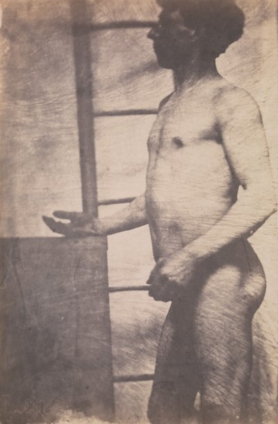 [Stående mann naken], ca. 1856. av Unbekannt