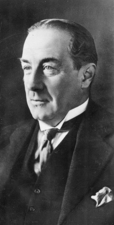 Stanley Baldwin 1867-1947, lst Earl Bewdley, britisk konservativ politiker, c1932 av Unbekannt