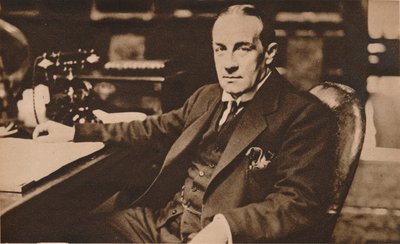 Stanley Baldwin, nyvalgt statsminister i Storbritannia, mai 1923 1935. av Unbekannt