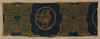 Stjerne- og korsmønster fra et gravomslag, 800-900-tallet. av Unbekannt