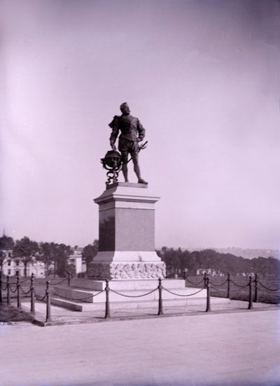Statue av Francis Drake ved Plymouth i Devon, sent på 1800- og begynnelsen av 1900-tallet. av Unbekannt
