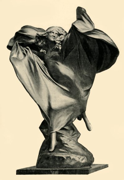 Statue av Loie Fuller av Théodore Rivière, ca 1890-tallet, 1903. av Unbekannt