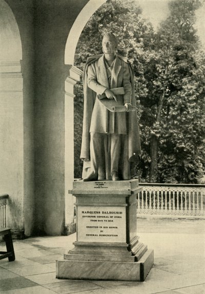 Statue av Lord Dalhousie, 1925. av Unbekannt