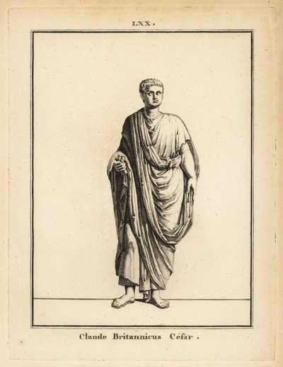 Statue av den romerske keiseren Claudius, Tiberius Claudius Caesar Augustus Germanicus av Unbekannt