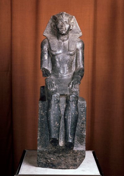 Statue av farao Amenemhat III, 1800-tallet f.Kr av Unbekannt