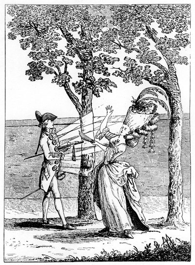 Stålknapper, knockout, 1777 av Unbekannt