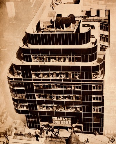 Stål, betong og glass, lager moderne bygninger, 1935. av Unbekannt