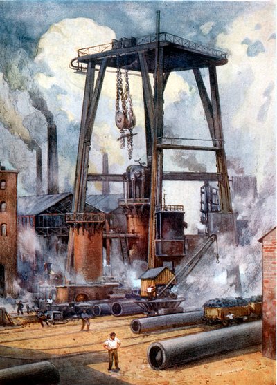 Stålverk c1925 av Unbekannt