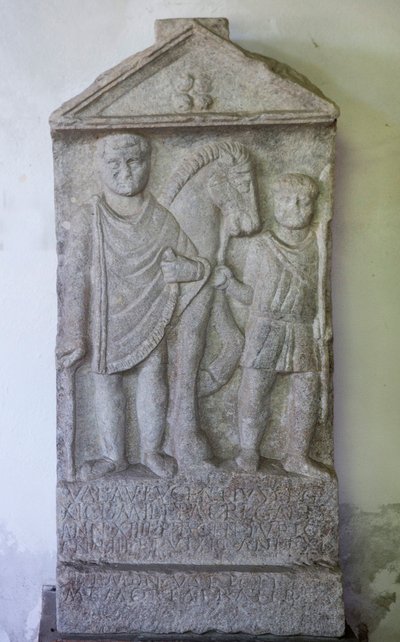 Stele, Valerio Alucenzio, stein, 3. århundre. av Unbekannt