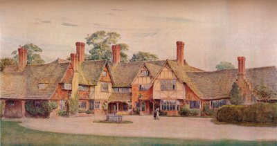 Stoke Barn, Fulmer, Bucks. Gerald Unsworth & Inigo Triggs, arkitekter, 1914 av Unbekannt