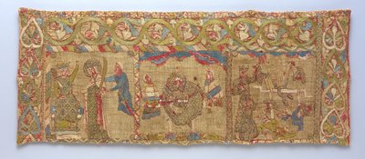 Stjålet med St. Catherines martyrium, tysk, ca. 1200. av Unbekannt