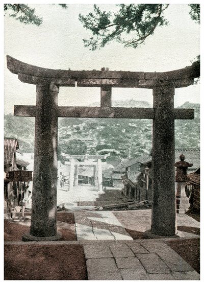S og Root Torii, Suwa Te MP, Nagasaki, Japan, 1904 av Unbekannt