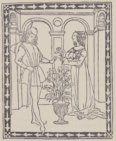 Tale of Two Lovers Tale of Two Lovers, ca. 1495-1500. av Unbekannt