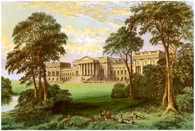 Stowe Park, Buckinghamshire, hjemmet til hertugen og markisen av Buckingham og Chandos, c1880 av Unbekannt