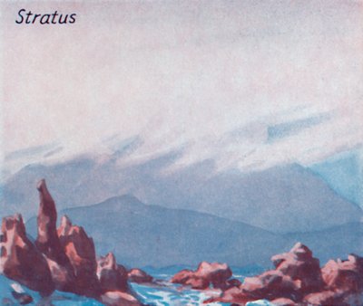 Stratus - Et dusin av de viktigste skyformene på himmelen, 1935 av Unbekannt