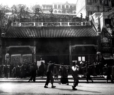 Gatescene, Hong Kong, 1900 av Unbekannt