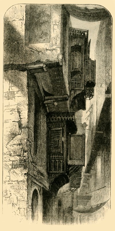 Gate i Kairo, 1881. av Unbekannt