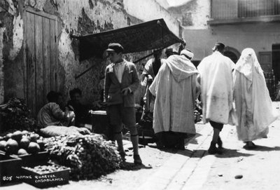 Gatebilde, Casablanca, Marokko, c1920-c1930s av Unbekannt