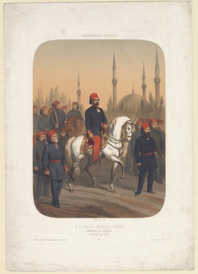 Sultan Abdülmecid I 1823-1861, 1845 von Unbekannt