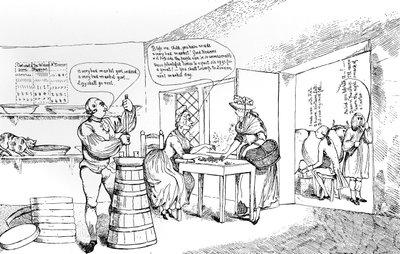 Sommervergnügen bei Farmer G----s in der Nähe von Windsor, 1786 von Unbekannt