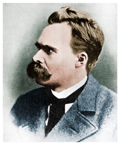 Supermann: Friedrich Nietzsche, tysk filosof, 1800-tallet 1956 av Unbekannt