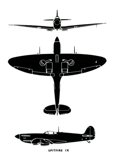 Supermarine Spitfire Mk IX, 1941 av Unbekannt