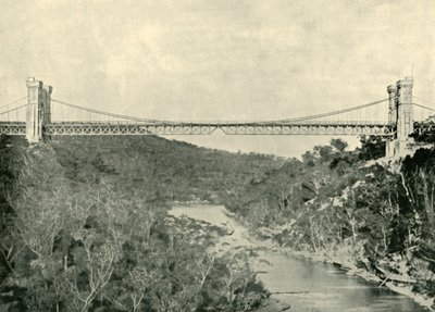 Suspension Bridge, Nord-Sydney, 1901. av Unbekannt