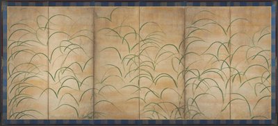 Japansk pampasgress G ras, ca. 1525. av Unbekannt