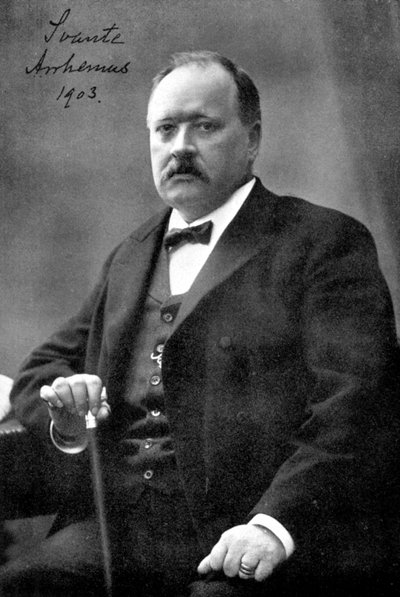 Svante Arrhenius 1859-1927, svensk fysiker og kjemiker, 1903 av Unbekannt