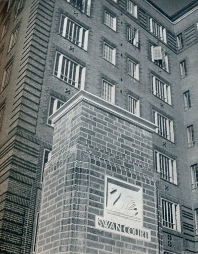 Swan Court, Chelsea, 1932 av Unbekannt