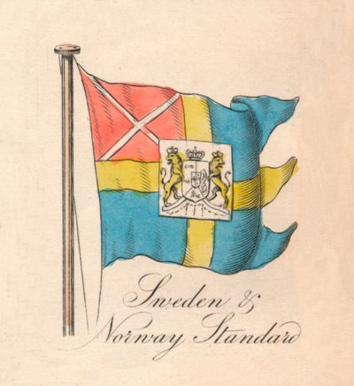 Sverige og Norge Standard, 1838 av Unbekannt