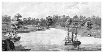 Sydney Cove, New South Wales, Australia, 1788, 1886 av Unbekannt