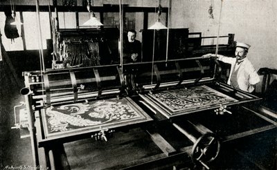 Szczepaniks elektriske kortskjæremaskin, c1903 av Unbekannt