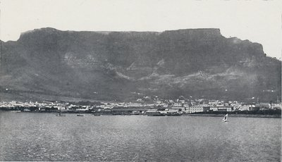 Table Mountain og Cape Town, 1924 av Unbekannt