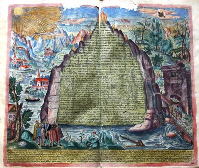 Tabula Smaragdina Emerald Tablet of Hermes Trismegistus, 1609. av Unbekannt