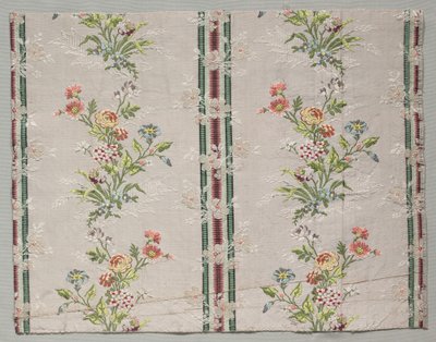 Taft, brokadert, ca. 1790. av Unbekannt