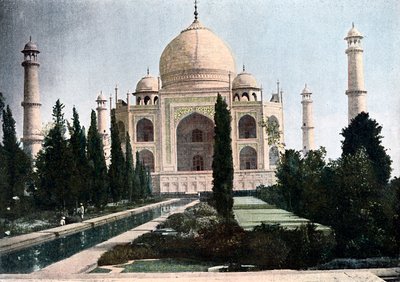 Taj Mahal, Agra, Uttar Pradesh, India, 1890 av Unbekannt