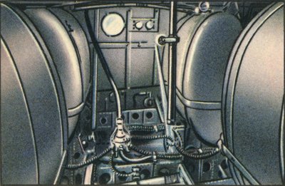 Tanker om bord på Dornier Wal-flybåten, 1920-tallet, 1932. av Unbekannt
