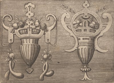 Plaketter og andre ornamenter med forskjellige og lunefulle oppfinnelser Kartusjer og andre ornamenter o ..., 1773. av Unbekannt