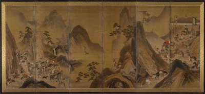 Tartars Hunting in a Mountain Landscape, første halvdel av 1600-tallet. av Unbekannt