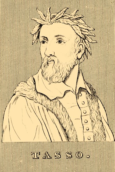 Tasso, 1544-1595, 1830. av Unbekannt