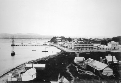 Tauranga, Bay of Plenty, North Island, New Zealand, 1875 av Unbekannt
