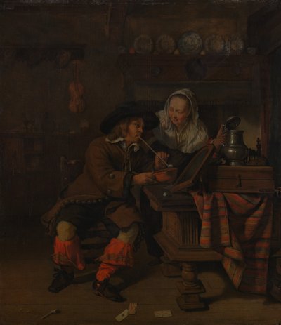 Taverna scene. av Unbekannt