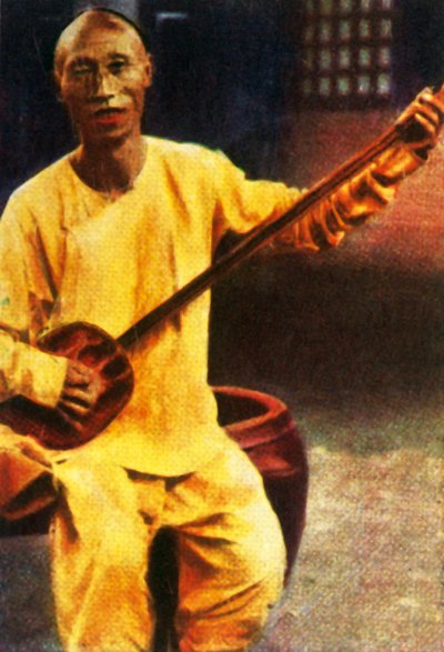 Teestubenmusiker, China, um 1928 von Unbekannt